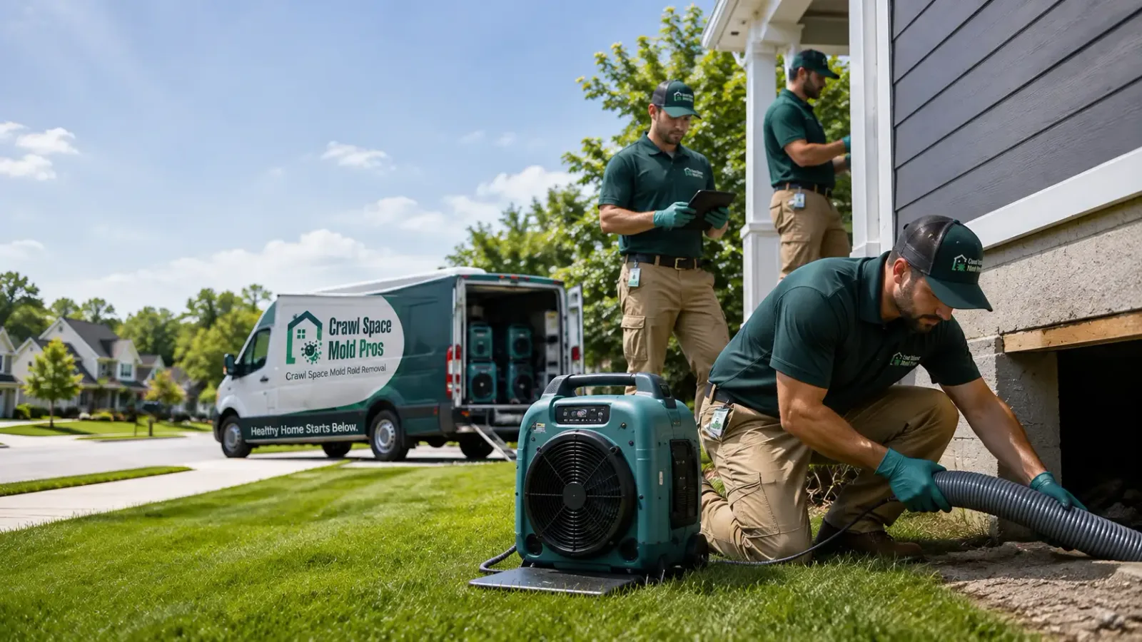 Crawl Space Mold Removal in Harmans, MD